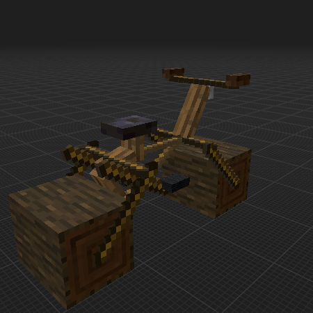 wooden bicycle