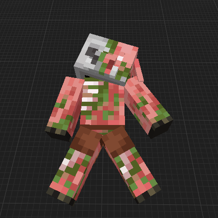 Zombified Piglin corpse variant 3