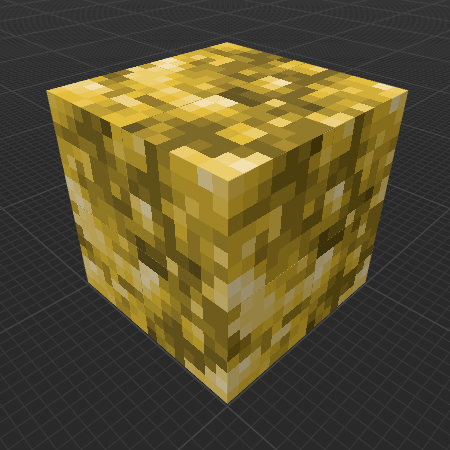 Asteroid Raw Gold Block (Dungeons)