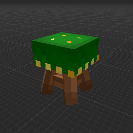 Small chair [green/gold]