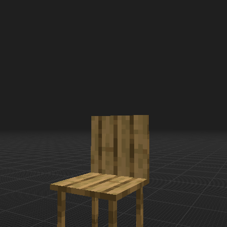 Thin Oak Chair
