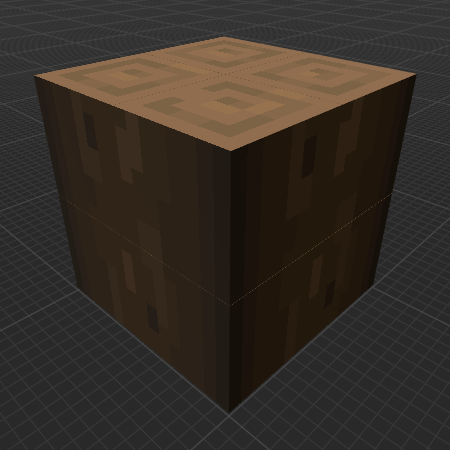 Dark Oak Split Wood Log (Legends)