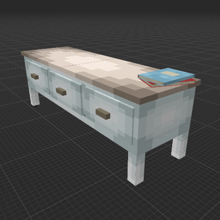 tv cabinet with the notebooks || anyafever