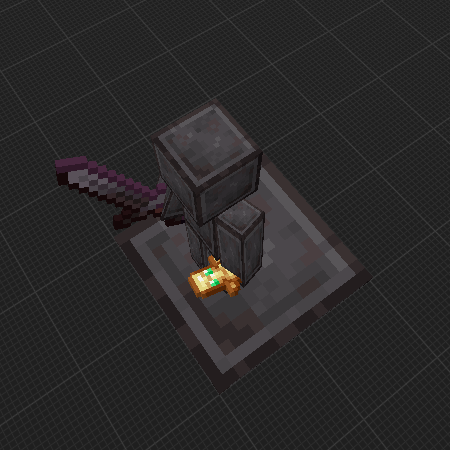 netherite statue