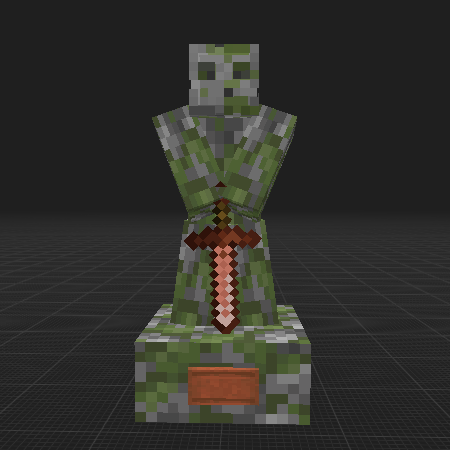 Mossy statue