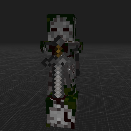 statue and sword