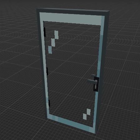 Glass door