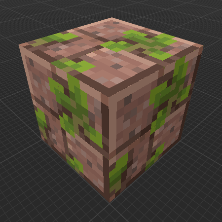 Polished Mossy Granite Bricks (Dungeons)