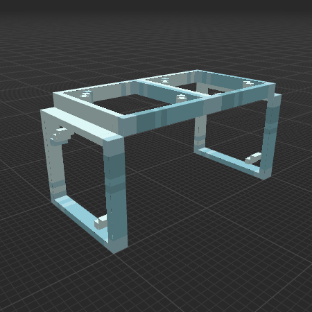 Large Modern Glass Table