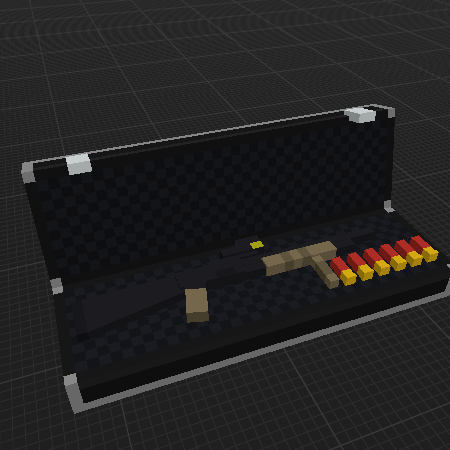 Shotgun in case
