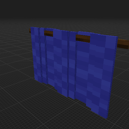 Blue Curtains 3×2
