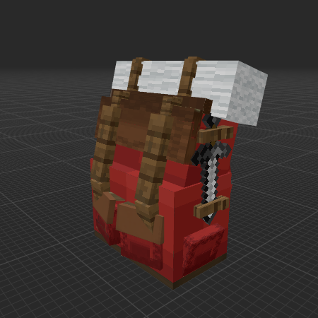 Red Camping Backpack