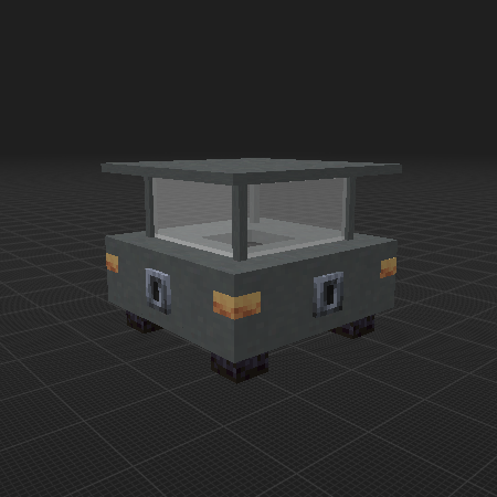 cyan square car