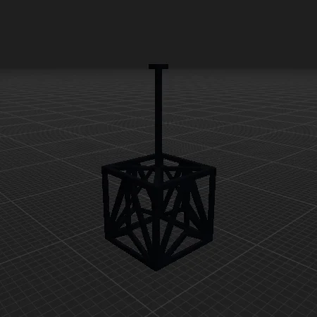 Modern Black Lamp (Ceiling Light)