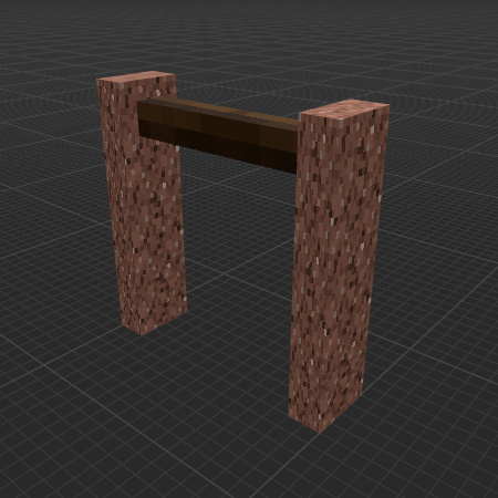 Granite Bell Stand (Unused Bedrock Feature) [Place Bell in Center]