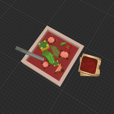 Borscht and bread