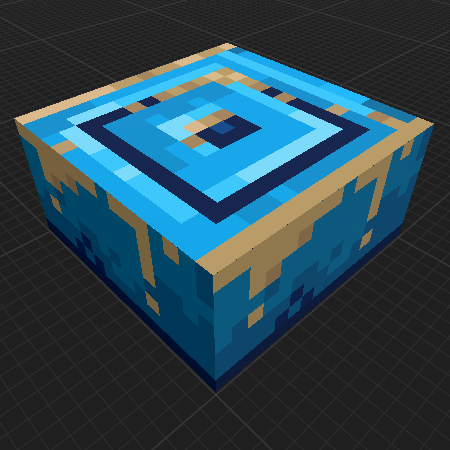 Blue Locked Door Sandy Chiseled Stone Slab 2 (Dungeons)