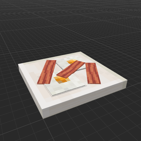 Eggs and Bacon on plate