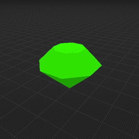 simple octagonal diamond