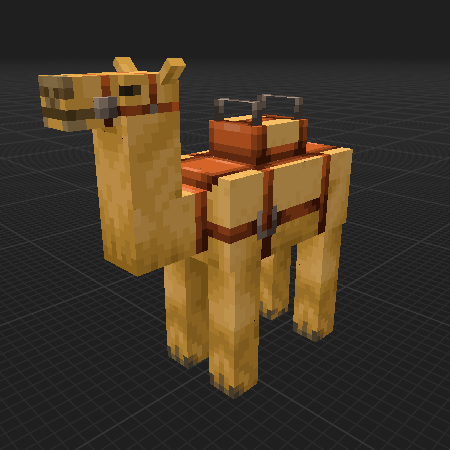 Baby Saddled Camel