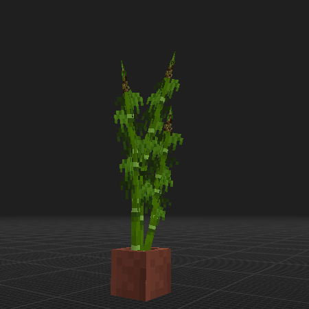Mid Flowerpot with bamboo
