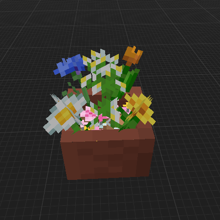 Flowers in pot