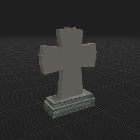 gothic cross gravestone