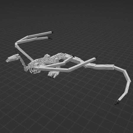 skeleton dragon