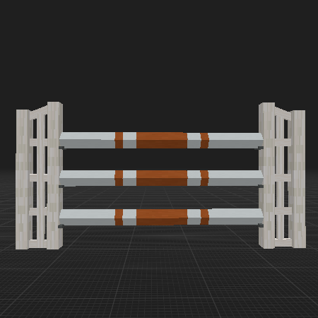 Orange Tripe Barrier (Straight)