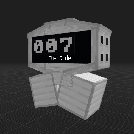 007 The Ride sign