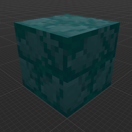 Blue Mossy Stone Bricks (Dungeons)