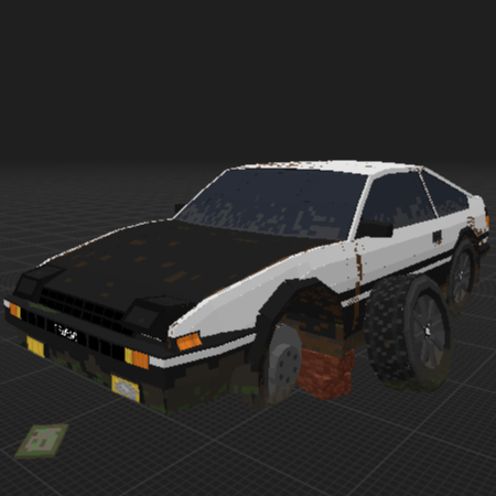 abandoned AE86