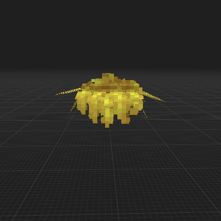 Yellow Flower light – ceiling