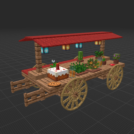 Wooden_Food_Cart