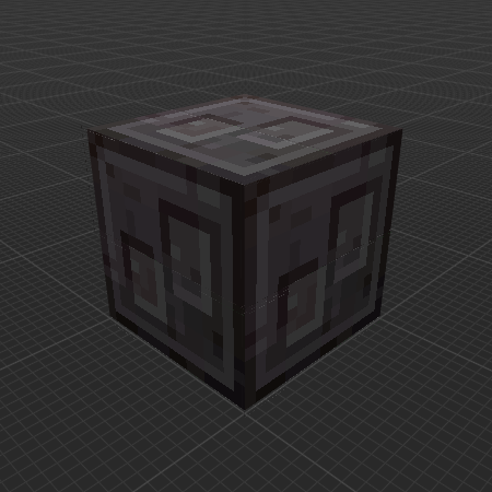Stamped Block of Netherite (MC Dungeons)