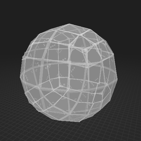 translucent glass sphere