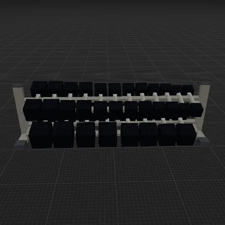 Dumbell Weight Rack (No Numbers) Gym