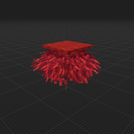Red Flower light  ceiling