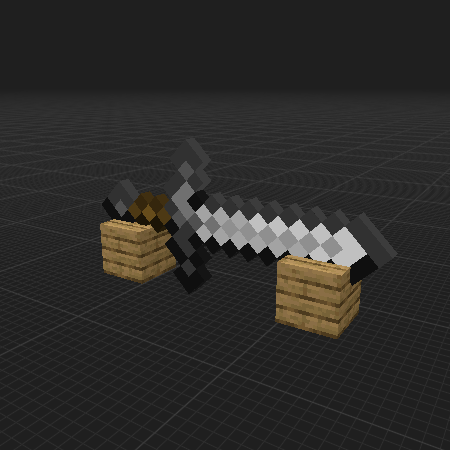 sword on planks