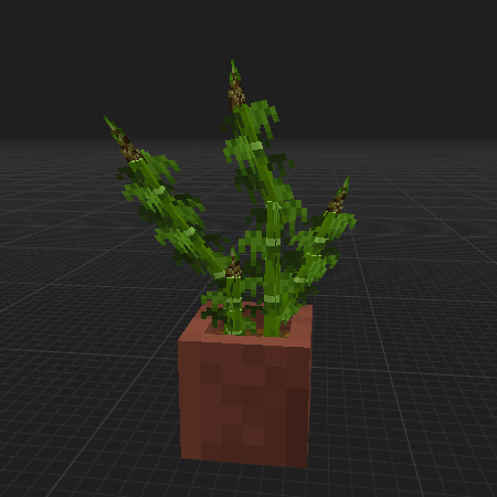 Small Flowerpot with bamboo
