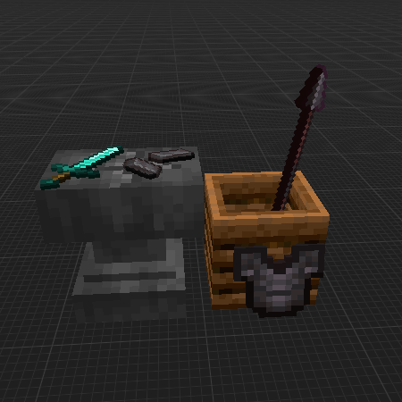 anvil with netherite