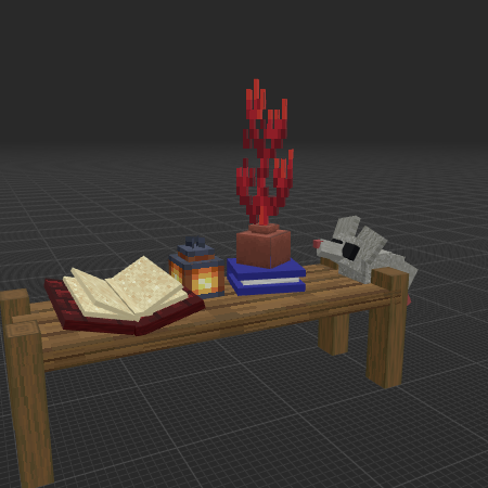 authors table with a lil mouse