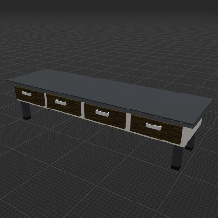 drawer table (1×4)