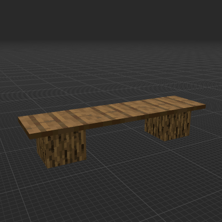 Basic spruce bench seat