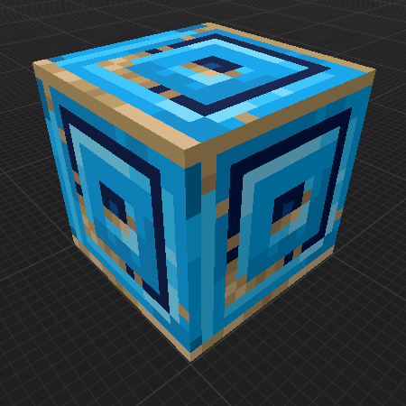 Blue Locked Door Sandy Chiseled Stone 2 (Dungeons)